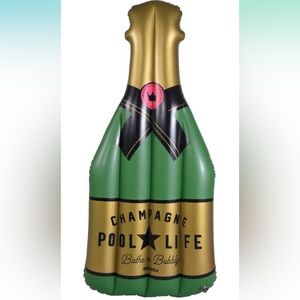 New In Box. Champagne Bottle Pool Float. 72x32